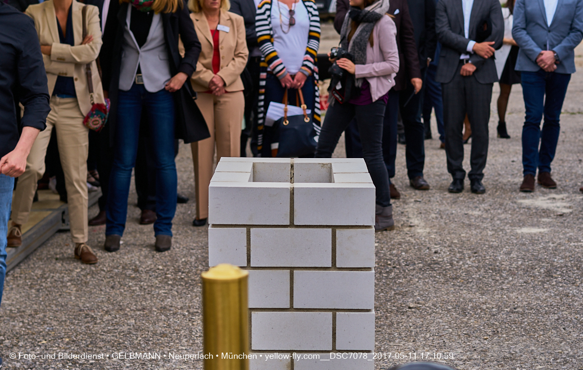 11. Mai 2017 - Grundsteinlegung für die LOGE und dem Kulturquadrat in Neuperlach